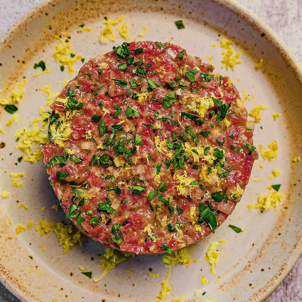 Bison Tartare