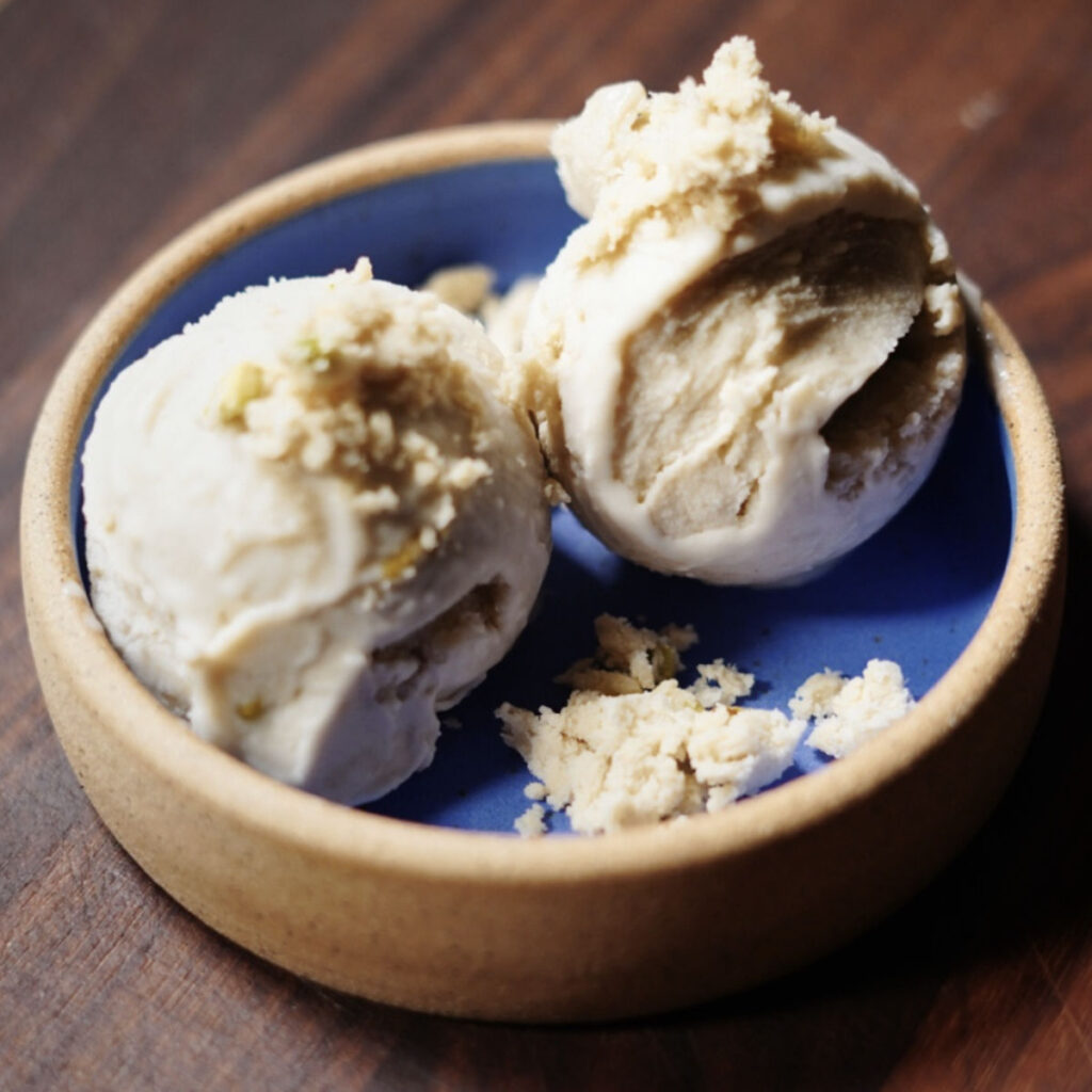 Labneh & Tahini Halva Ice Cream