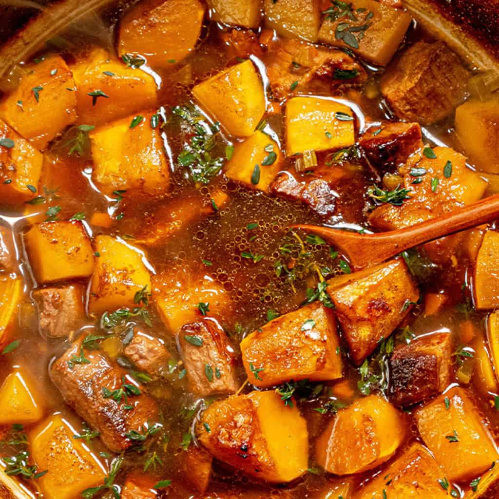 Beef Ginger & Squash Stew