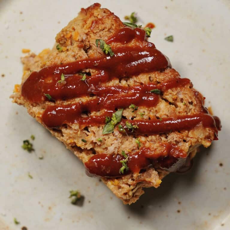 Ground Venison Meatloaf with BBQ Glaze