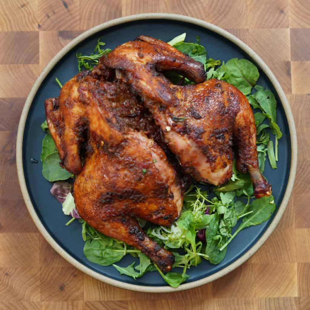 Harissa-Rubbed Whole Chicken