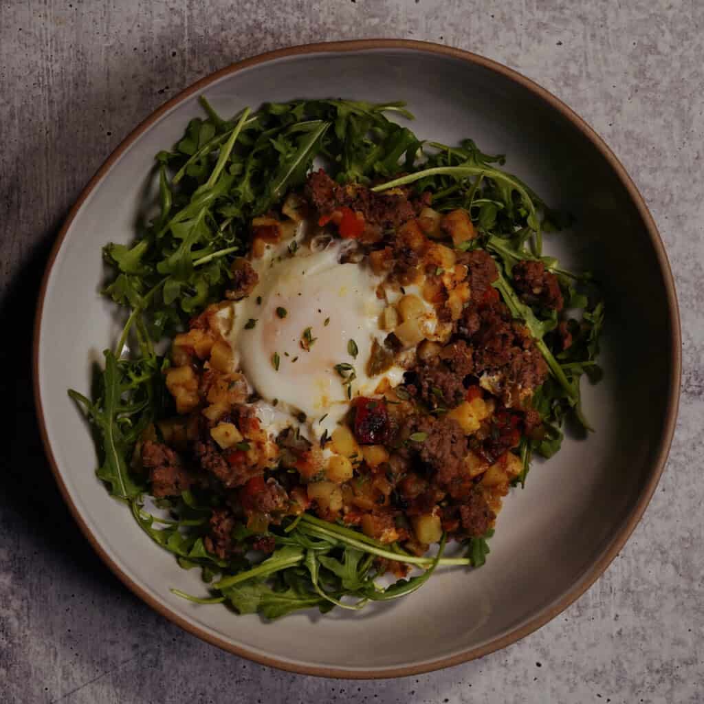 Force of Nature Ground Beef & Sweet Potato Hash