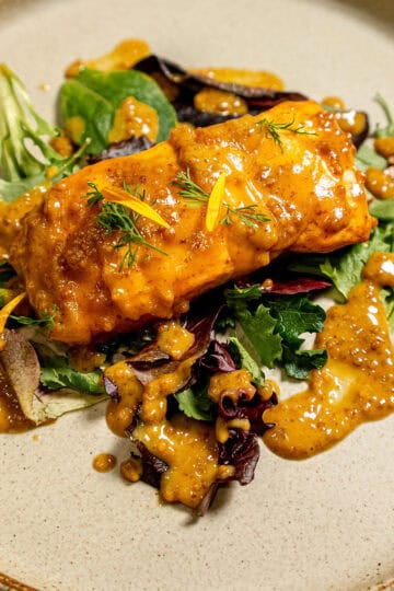 Honey Dijon Baked Salmon